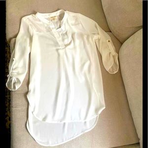 Semi sheer blouse